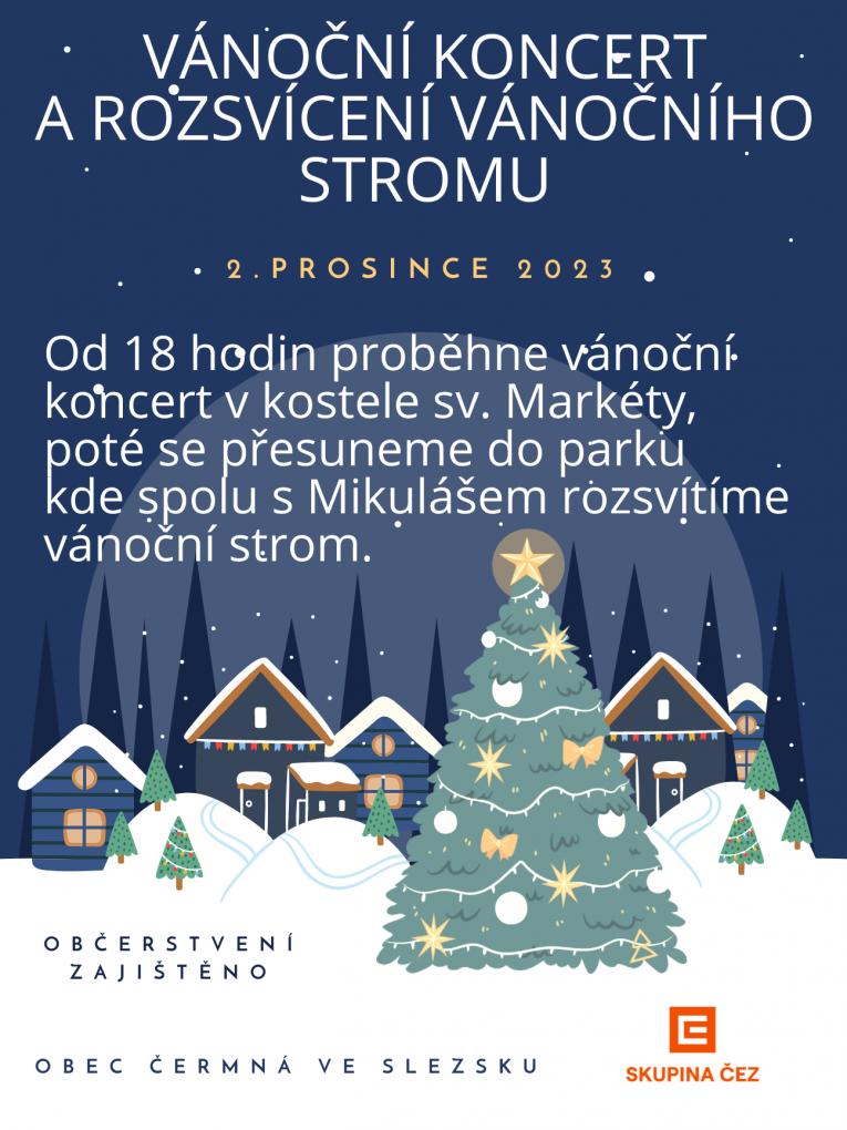 plakát vánoční koncert